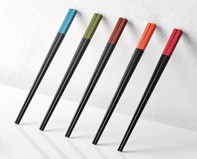 Бамбуковые палочки Xiaomi Huo Hou One Realizes A Rainbow Meal Alloy Chopsticks