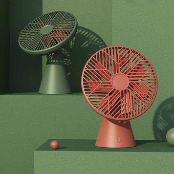 Портативный вентилятор Youpin SOTHING Silent Rainforest Mini Fan DSHJ-S-1907 (Orange) - 5