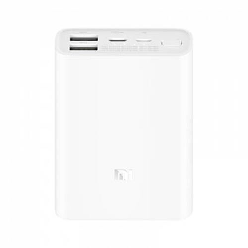 Внешний аккумулятор повербанк Xiaomi Mi Pocket Edition 10000 mAh PB1022ZM (White) - 1