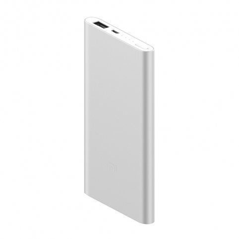 Внешний аккумулятор Xiaomi Mi Power Bank Slim 2 5000 mAh (Silver/Серебристый) - 3