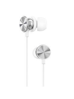 Проводные наушники Hoco M96 Platinum Universal Headphones серебро - 2