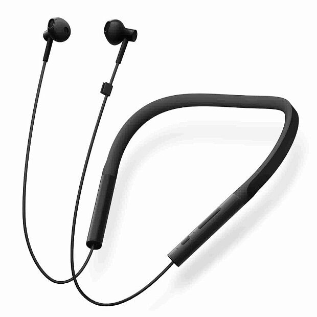 Наушники Xiaomi Bluetooth Collar Walkar Headphones Youth Edition (Black) EU - 1