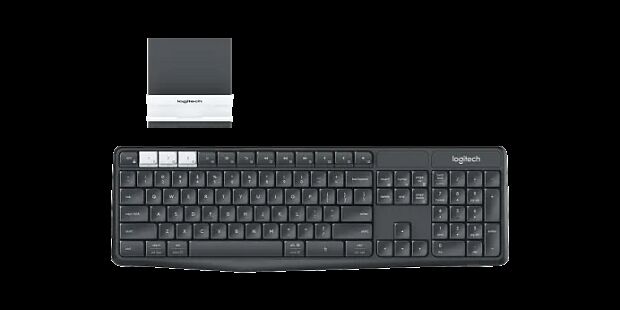 920-008184 Клавиатура Logitech Multi-Device Stand Combo K375s темно-серый беспроводная BT slim Multimedia для ноутбука - 3