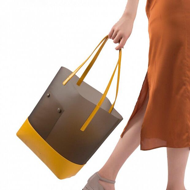Xiaomi Fantaspring Transparent Geometric Tote Bag (Yellow) 