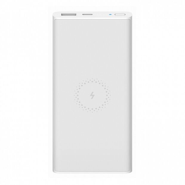 Беспроводной внешний аккумулятор повербанк Xiaomi Wireless Power Bank Youth Edition 10000 mAh WPB15ZM (Silver) - 1