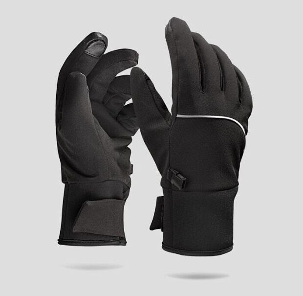 Зимние перчатки Qimian Warm Touch Screen Gloves Mens для сенсорных экранов (Black/Черный) - 6
