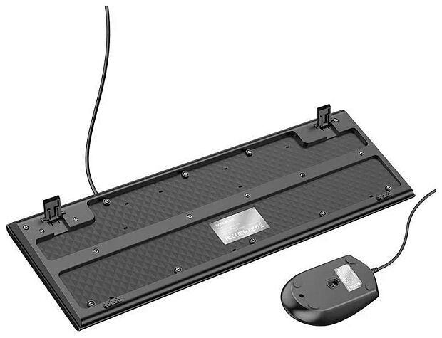 Клавиатура и мышь BOROFONE BG6 Business проводная русская раскладка (черный) - 3