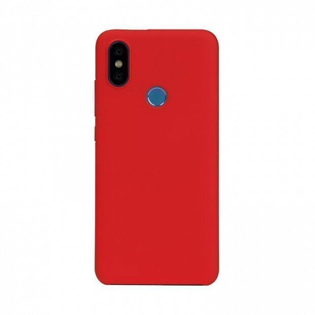 Силиконовый чехол для Xiaomi Mi A2/6X Silicone Case (Red/Красный) 