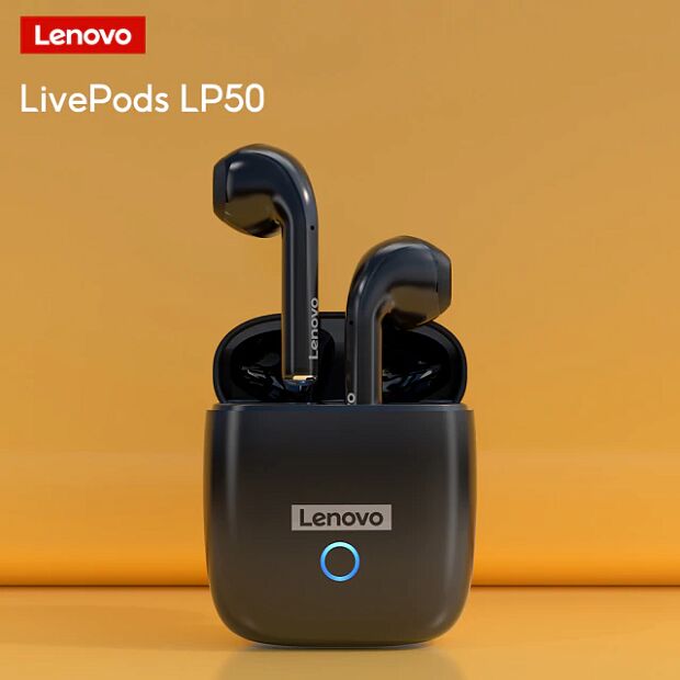 Беспроводные наушники Lenovo LivePods LP50 (Black) - 5