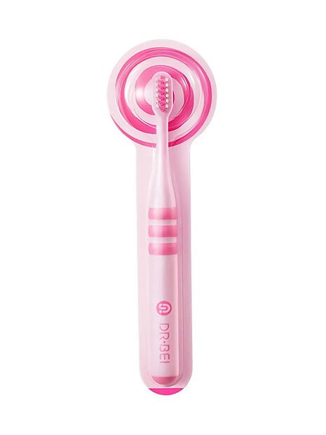 Детская зубная щетка Dr.Bei Toothbrush Children (Pink/Розовый) - 4