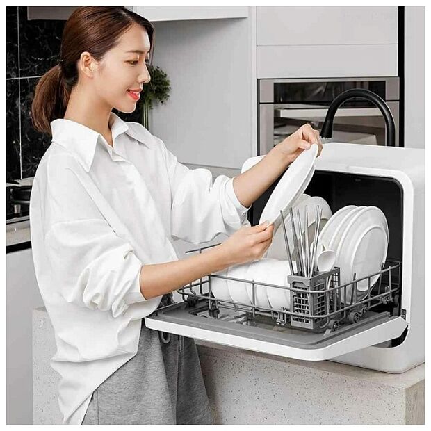 Xiaomi Qcooker Circle Kitchen Dishwasher (White) - 3