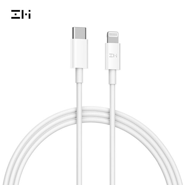 Кабель USB-C/Lightning ZMI MFi 100cm белый (AL870C) - 4