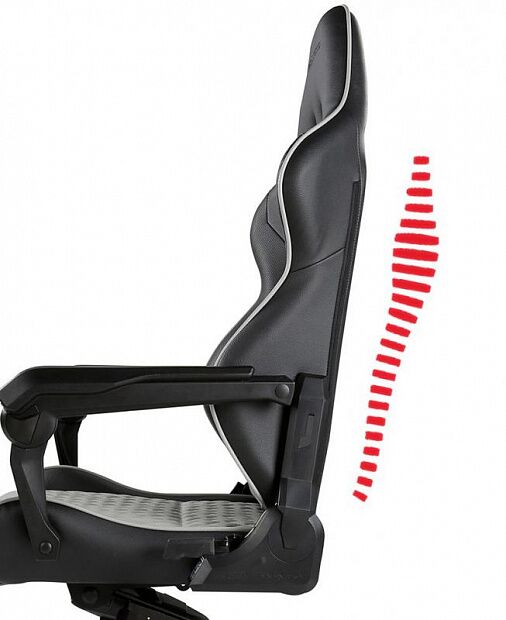 Игровое кресло DXRACER E-sports Lounge Chair Set (Grey/Серый) - 2