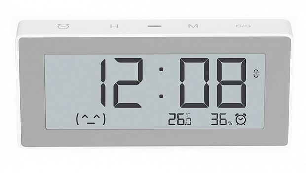 Метеостанция - часы с датчиком температуры и влажности Miaomiaoce Smart Clock E-Inc MHO-C303 - 1