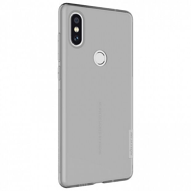 Силиконовый чехол для Xiaomi Mi Mix 2S Nillkin TPU Case (Grey/Серый) - 3