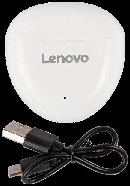 Наушники Lenovo HT06 True Wireless Earbuds (White) - 6