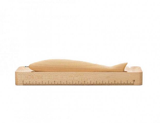 Подставка с ручкой Xiaomi Beladesign Log Magnetic Fish Pen (Brown/Коричневый) - 1