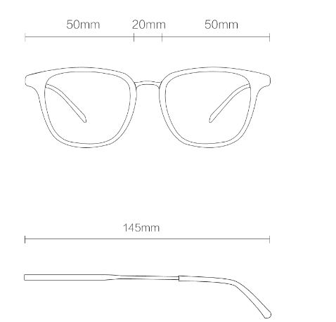 Компьютерные очки Xiaomi TS Plate College Wind Mirror (Black/Черный) - 2