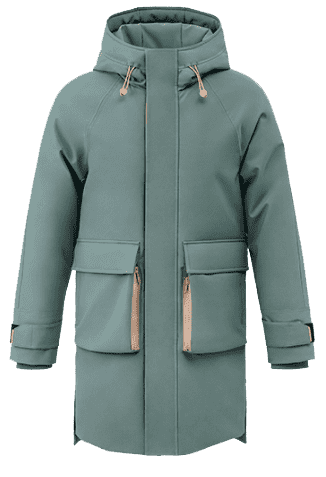 Куртка 90 Points Trendy Casual Hooded Down Jacket (Green/Зеленый) - 1