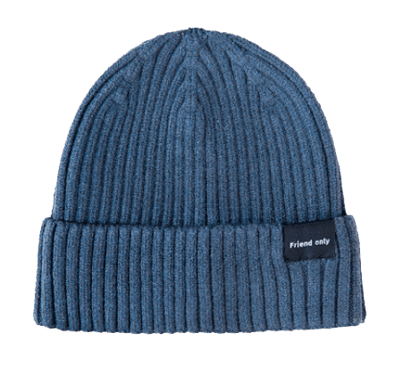 Шапка Friend Only Fashion Warm Velvet Knit Hat (Blue/Синий) - 1
