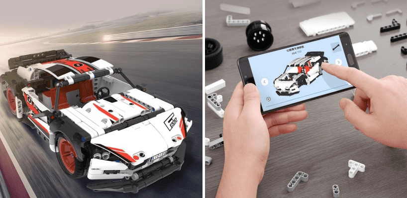 Процесс управления автомобилем Xiaomi ONEBOT Racing Car KIT (OBJSC40AIQI)
